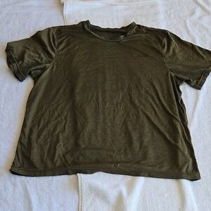 C9 Champion Green Logo Men's T-Shirt Crew Neck XL Short Sleeve Polyester